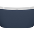 leola freestanding bath 1700x780x690mm matt blue, Baths, Free Standing Baths, Alessio, 4
