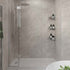 Multipanel Valmasino Marble Tile Effect Wet Wall Shower Panel