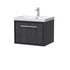 hudson reed lille 600mm wall hung vanity and basin, Hudson Reed, Wall Hung Vanity Unit, 2