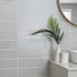 Bricks Light Grey Gloss 300x100mm Tiles