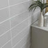 Bricks Light Grey Gloss 300x100mm Tiles