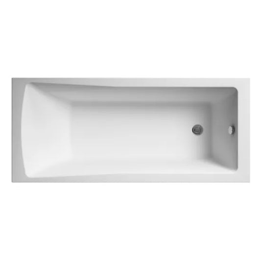Nuie Linton Square Single Ended Bath 1800 x 800mm