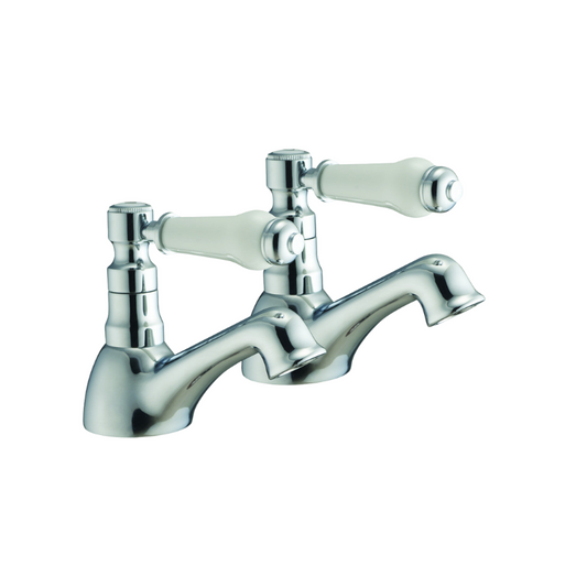 loretta bath pillar taps chrome, Alessio, Chrome Bath Taps, Taps, 1