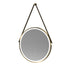 Salana 600mm Round Illuminated Mirror - Brushed Brass