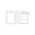 Pictor Black Frame LED Mirror - 700 x 500mm