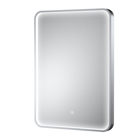 Pictor Polished Chrome Frame LED Mirror - 700 x 500mm