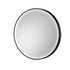 Mensa Black Frame LED Mirror - 600mm