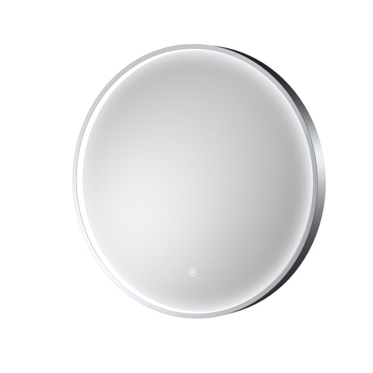 Mensa Polished Chrome Frame LED Mirror - 600mm
