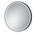 Mensa Black Frame LED Mirror - 800mm