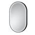 Columba Black Frame LED Mirror - 800 x 500mm