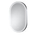 Columba Polished Chrome Frame LED Mirror - 800 x 500mm