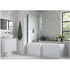 lucio l shape shower bath 1500x850x560mm lh, Baths, Shower Baths, Alessio, 2