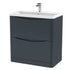 nuie 800mm floor standing 2 drawer vanity polymarble basinlun1403, Nuie, Sink Vanity Unit, Basin Unit, 1