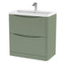 nuie 800mm floor standing 2 drawer vanity polymarble basinlun803, Nuie, Sink Vanity Unit, Basin Unit, 1