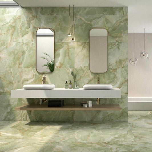 lux noor apple marble effect tiles 1200x600mm, Decor Tiles, Floor Tiles, Marble Tiles, Onyx Tiles, Porcelain Tiles, Wall Tiles, Green Tiles, 1