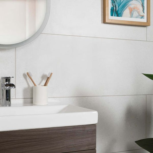 manhattan white stone effect tiles 1000x333mm, Ceramic Tiles, Wall Tiles, White Tiles, 1