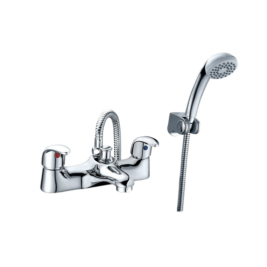 marcell low pressure bath shower mixer tap, Alessio, Chrome Bath Shower Mixer Taps, Bath Taps, Taps, 1