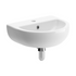 marco cloakroom basin chrome bottle trap 450x400mm, Alessio, Basins, Semi Pedestal Basins, 2