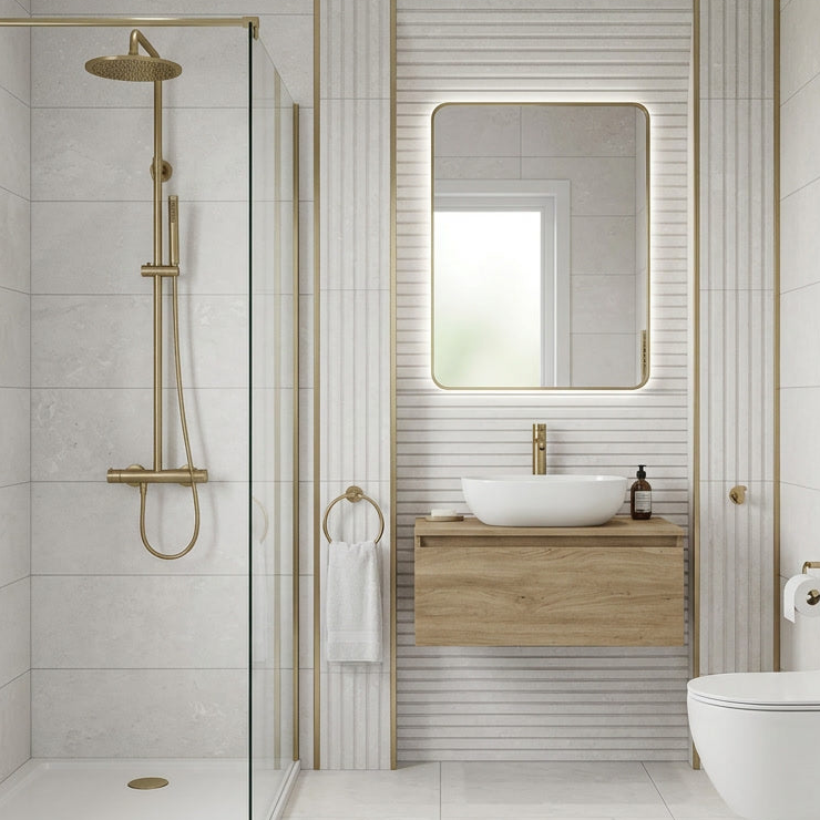 Melrose Himalaya White 300x600mm Tiles