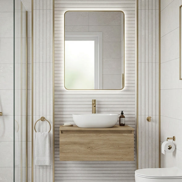 Melrose Himalaya White Decor 300x600mm Tiles
