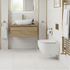 Melrose Himalaya White Floor 450x450mm Tiles