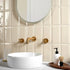 Metro Light Cream Gloss 100x200mm Tiles