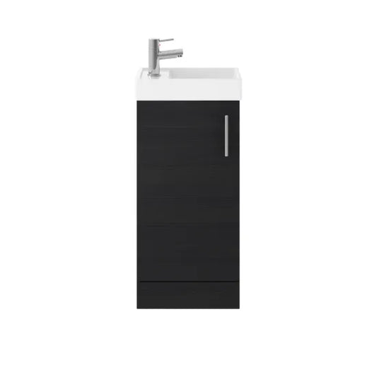 Vault Hacienda Black 400mm Floor Standing Vanity & Basin