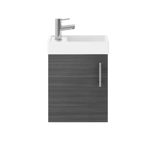 nuie 400mm wall hung vanity basinmin009, Nuie, Wall Hung Vanity Unit, 1
