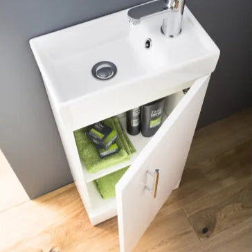 nuie 400mm floor standing vanity basinnvx192, Nuie, Sink Vanity Unit, Basin Unit, 3