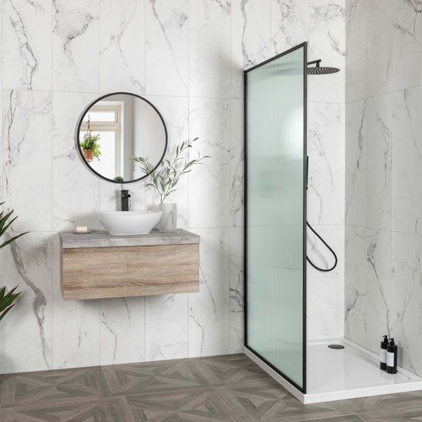 Mistral Grey Marble Effect Tiles 900x300mm