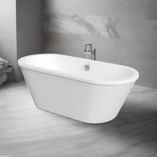 mona freestanding bath 1700x755x570mm, Baths, Free Standing Baths, Alessio, 1