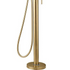 montel brushed brass freestanding bath filler tap with shower mixer, Alessio, Brushed Brass Bath Taps, Free Standing Bath Taps, Taps, 4