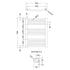Nuie Curved Heated Ladder Rail 700x500mm Anthracite