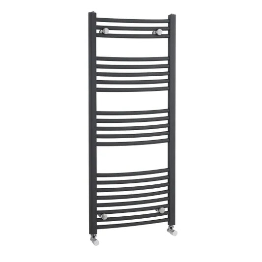 Nuie Curved Heated Ladder Rail 1150x500mm Anthracite
