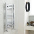 Nuie Square Heated Ladder Rail 800x500mm Chrome