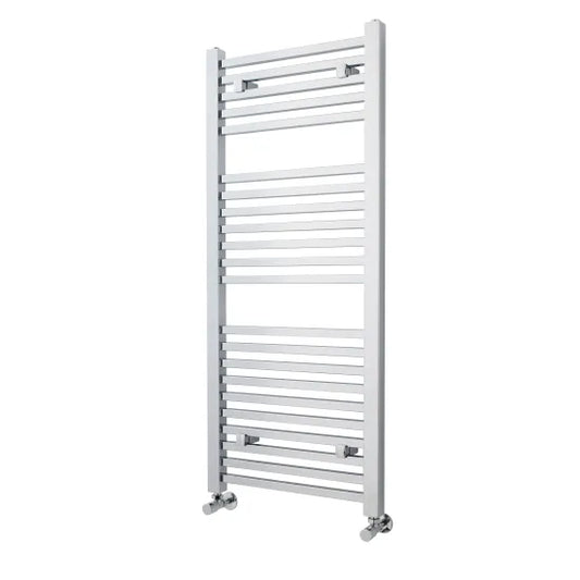 Nuie Square Heated Ladder Rail 1200x500mm Chrome