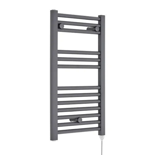 Nuie Electric Heated Towel Rail 720x400mm Anthracite