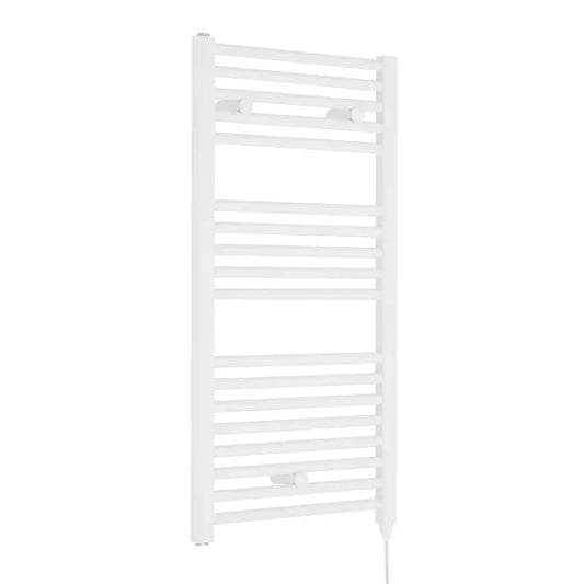 Nuie Electric Heated Towel Rail 920x480mm White