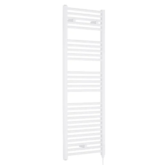 Nuie Electric Heated Towel Rail 1375x480mm White