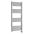 Nuie Round Straight Electric Towel Radiator 1200x500mm Chrome