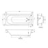 Nuie Barmby Standard Single Ended Bath 1700 x 700mm
