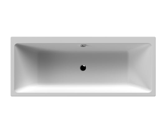 Nuie Thin Edge Double Ended Bath 1700 x 700mm