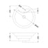 Nuie Round Counter Top Basin