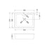 Nuie Rectangular Wall Hung Basin