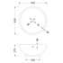 Nuie Round Counter Top Basin