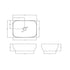 Nuie Rectangular Counter Top Basin