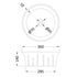 Nuie Round Counter Top Basin