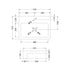 Nuie Semi-recessed basin