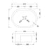 Nuie Semi-recessed basin