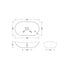 Nuie Luxe Round Counter Top Basin
